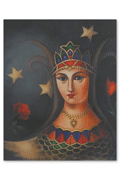 Cakatablo Ahşap Tablo Şahmeran (25x35 Cm Boyut)