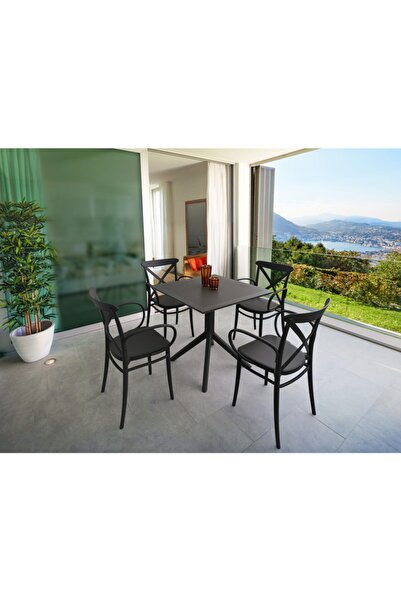 Siesta Contract Sky Masa 80 Bahçe Balkon Teras Masası