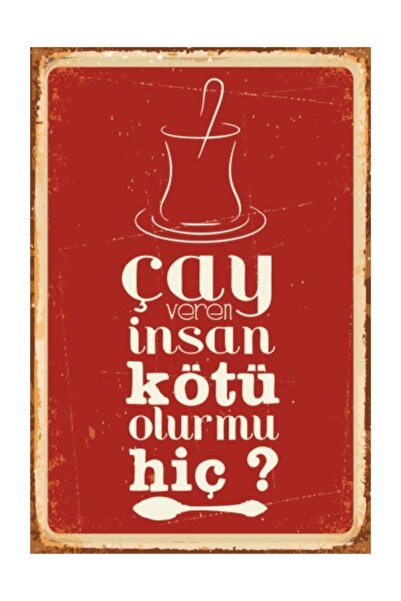 Hayal Poster Çay Veren Insan Kötü Olur Mu Hiç Leyla Ile Mecnun Retro Vintage ...