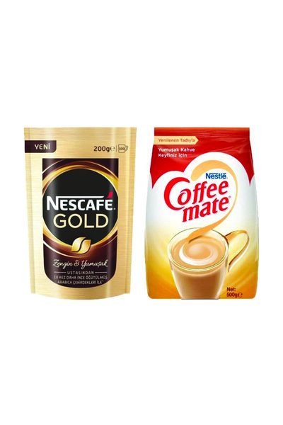 Nestle Nescafe Gold 200 Gr + Coffee Mate 500 Gr