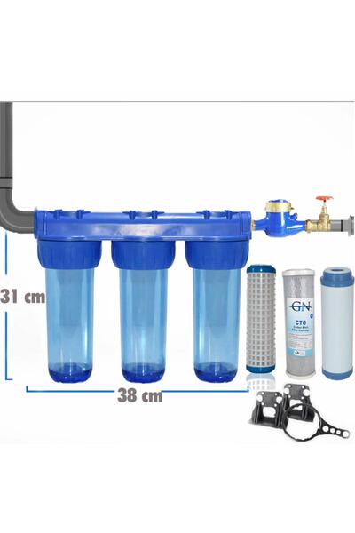 AQUA BELLA Daire Girişi Su Arıtma Cihazı Çamur Önleyici