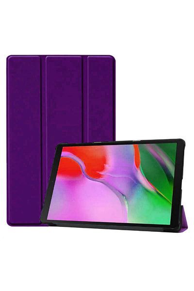 HTstore حافظة هواوي T3 10 Inc الذكية 1-1 مع حامل - أرجواني
