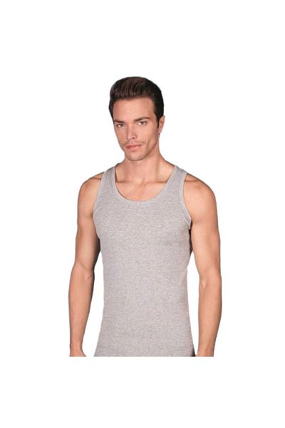 Berrak Men's Gray 3-Piece Undershirt 1022-20