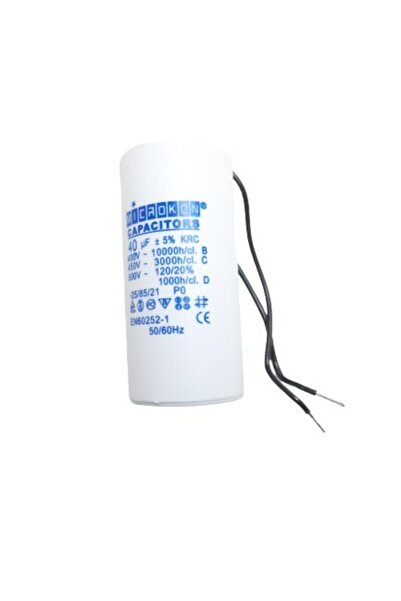 Nesta 40 Mf Kondansatör 400-450 V Kablolu (daimi)