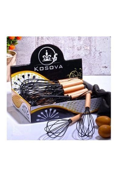 Kosova Bamboo Silicone Whisk