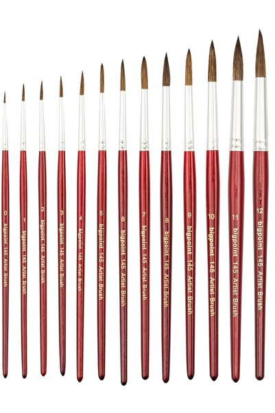 Bigpoint 145 Serisi Midilli Kılı Yuvarlak Fırça No: 11