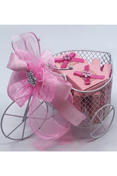 Lavin Çikolata 10 adetli Kalplı Sepet Çıkolata Beyaz