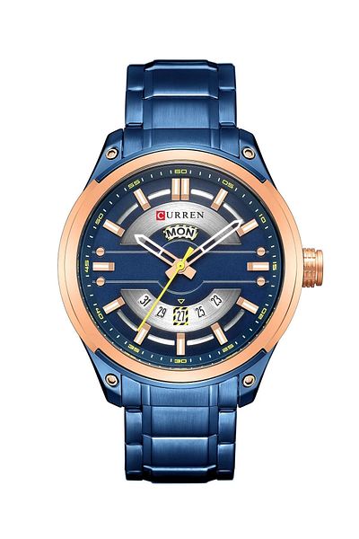 Curren 8319 Casual Calendar Steel Men's Wristwatch