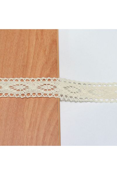 tuhafiyecimiz 20mm Cotton Intermediate Lace (34513)