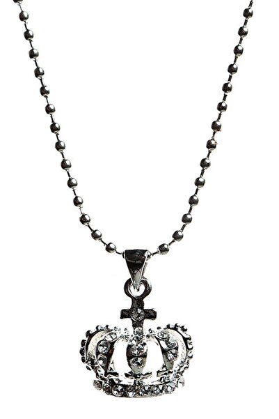 Rouge قلادة تاج أنيقة بحجر الزركون للسيدات