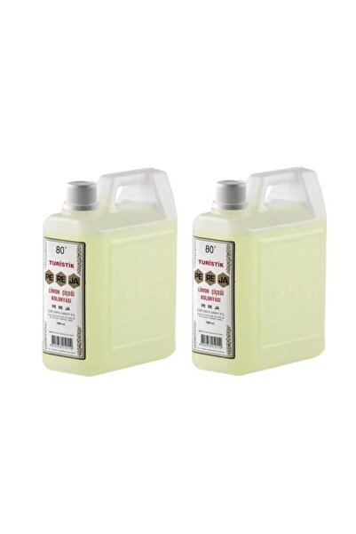 Pereja 80 Derece Limon Kolonyası 2 Adet 1000 Ml