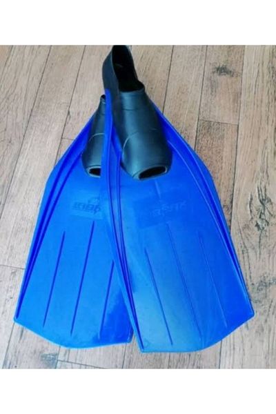 Labrax Navy Blue Swimming Flippers