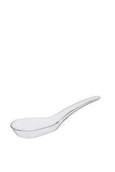 ekolojikpipet bugünün doğası yarının geleceği Pack of 50 Clear Plastic Chinese Spoons