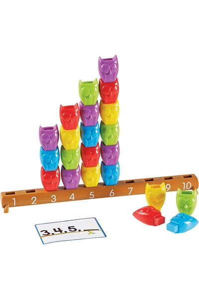 Learning Resources Counting Activity Set from 1 to 10 with Owls