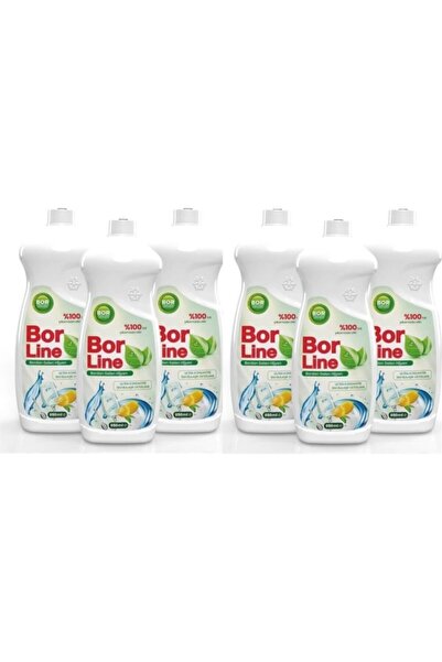 BORLINE Bor Katkılı 650 Ml Bulaşık Deterjanı (6 Adet)