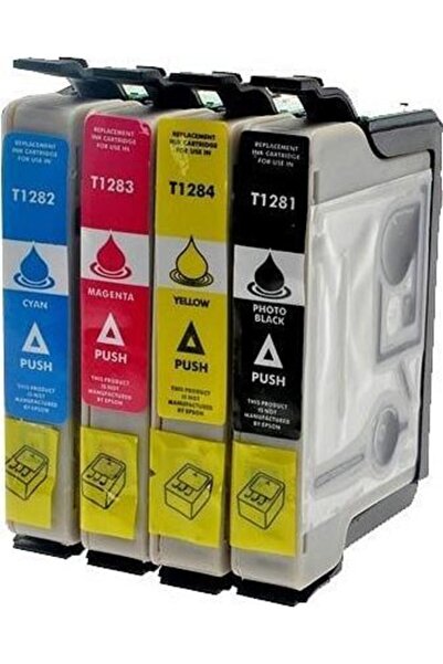 CMK TONER Epson T1281-t1282-t1283-t1284 / 4 Renk Muadil Kartuş Takımı