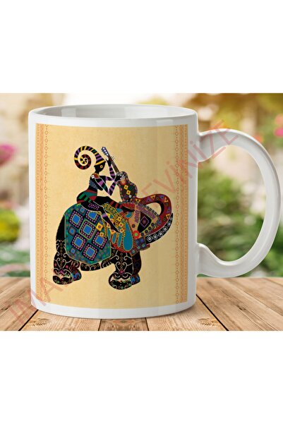 ART HEDİYE 1-534 كوب بطباعة ملونة على شكل فيل مطبوع على الجانبين.jpg