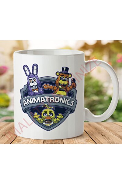 ART HEDİYE كوب مطبوع على الجانبين من Animatronics