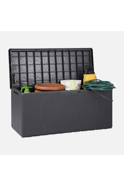 Sadece Nette 320 lt Tekerlekli Bahçe Sandığı Bahçe Depolama Sandığı