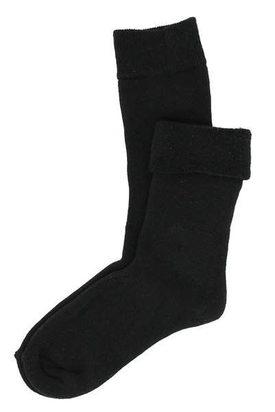 A CLASSE 3 Pack Thermal/Thermal Curved Towel Thick Winter Women's Socks (Smoked, Gray, Black)