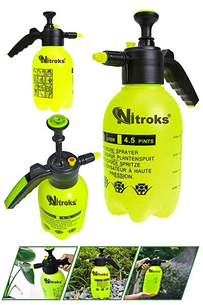 Nitroks Yüksek Kalite Çok Fonksiyonlu 2 Litre Basınçlı Ilaç Pompa Klima Temiz...