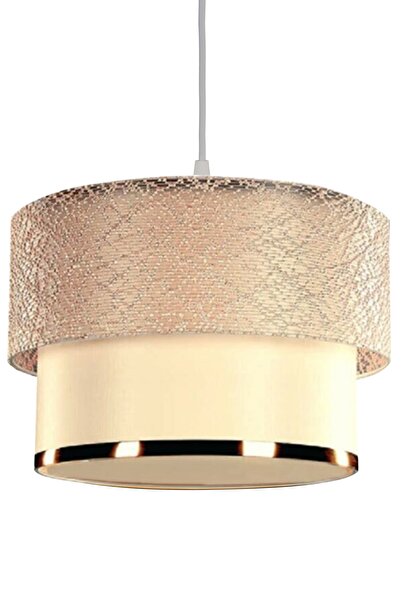 EvLight Deko Pasta Dantelli Gold Sarkıt Avize