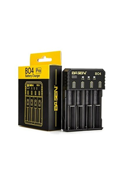 basen Bo-4 Pro 18650 3.7v 4 Lü Pil Şarj Aleti