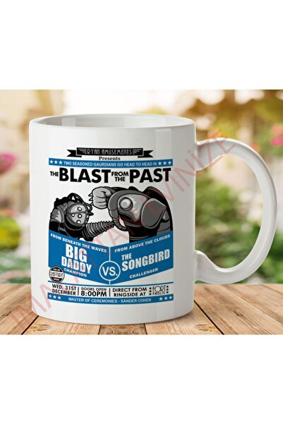 ART HEDİYE كوب مطبوع على الجانبين من Bioshock Burst From The Past