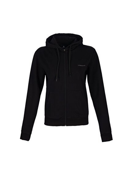 lumberjack Άσσος 00712369 101057199   Sn77 Basic Full Zip 1pr Γυναικείο Sweat Μαύρο