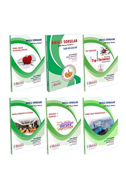İlkumut Yayınları Aöf Tıbbi Dokümantasyon Ve Sekreterlik 1.sınıf Güz Dönemi Konu Anlatımlı Soru Bankası Set 6 Kitap