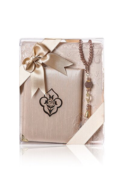 ikrahac Çeyizlik Seccade Kuranlı Set Gold