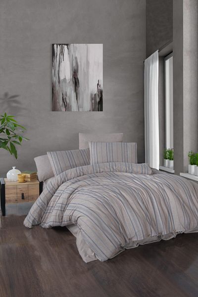 BONJARDİNHOME Комплект завивки от органичен памук и лен