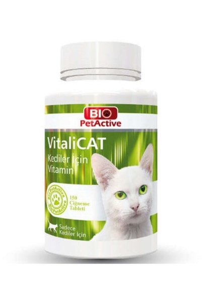 Genel Markalar Bio Petactive Vitalicat Kedi Multivitamin 150 Tablet