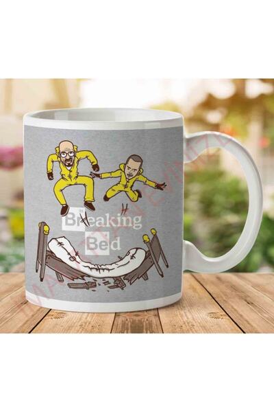 ART HEDİYE كوب كسر سرير سيء مطبوع على الجانبين