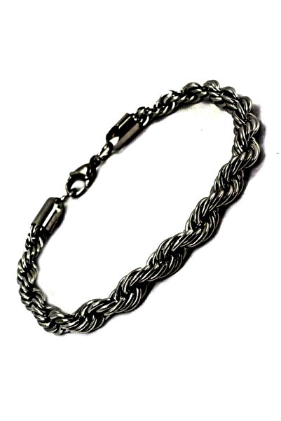 TREND COLLECTİON Erkek Siyah Burgu Bileklik