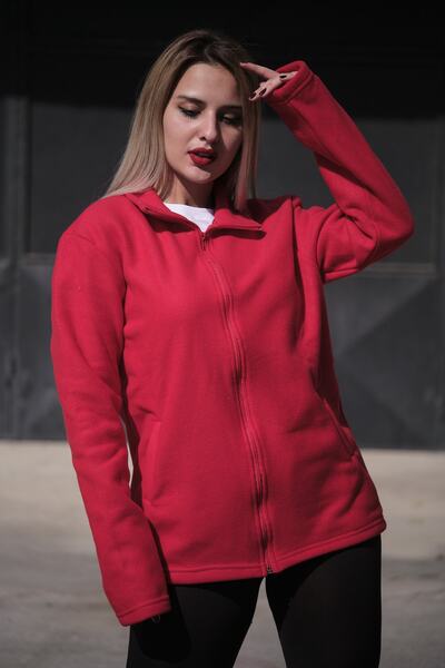 arz offeresteem Women's Zippered Fleece Jacket