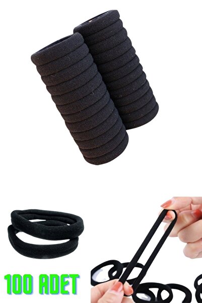 Shopiolog E&B Shop - 100 Μαύρες λαστιχένιες πόρπες