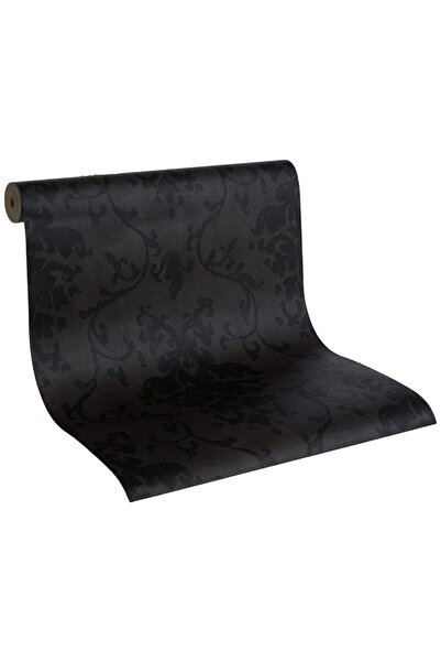 D.Dept. Duvar Kağıdı Antrasit Damask Desen D-dept Sorbonne - Vinil