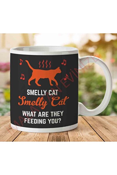 ART HEDİYE كوب كوب مطبوع على الجانبين من Friends Smelly Cat Smelly Cat