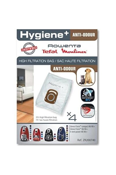 TEFAL Rowenta Hygiene+ 4lü Koku Giderici Toz Torbası