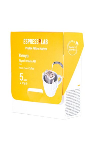 Espressolab Kenya Pratik Filtre Kahve 5x12 Gr