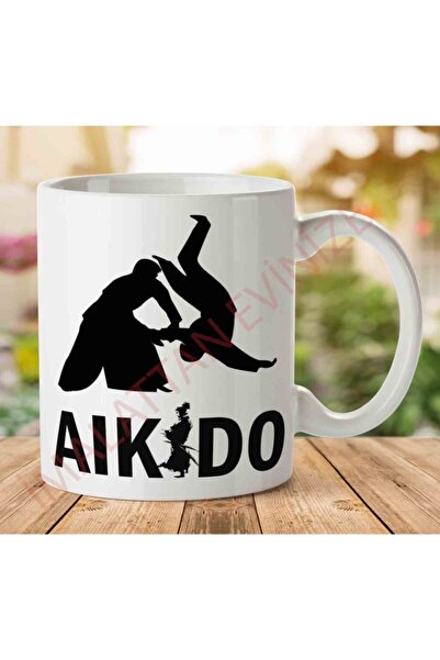 ART HEDİYE Aikido Fight Two Sides Printed Mug Cup.Jpg