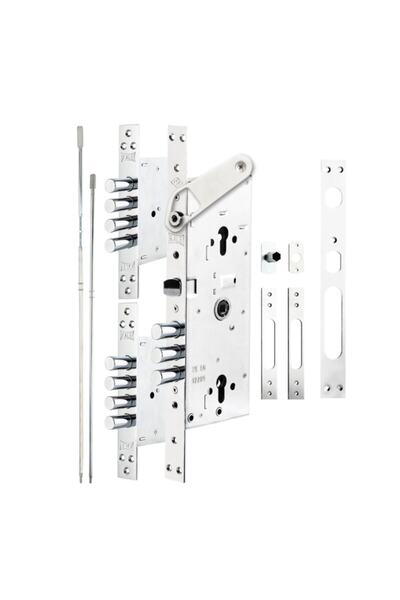 ALTIN KİLİT Kale 256g Multisistem Merkezi Çelik Kapı Kilidi (gizli Emniyet Kelepçeli)