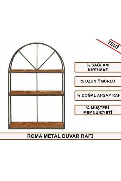 janiyeva Roma Duvar Kitaplık Mutfak Raf Duvar Rafı Salon Rafı