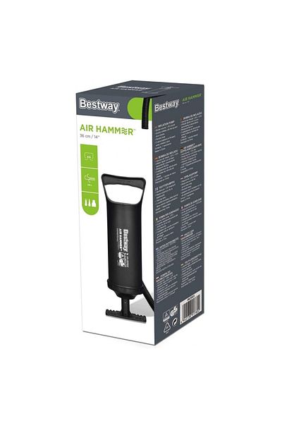 BESTWAY 62002 Air Hammer - 30 cm Hand Pump, Dual Functions