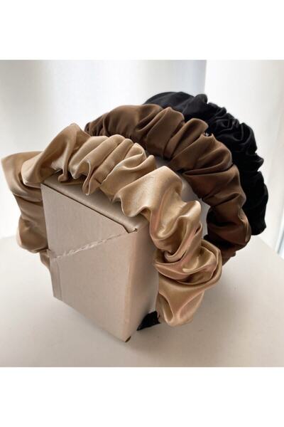 Shopiolog Σετ κορώνα μαζεμένο σατέν 3 τεμαχίων