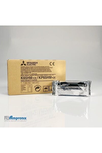 Mitsubishi K65hm-ce Kp65hm-ce Termal Ultrason Kağıdı - 4 Rulo