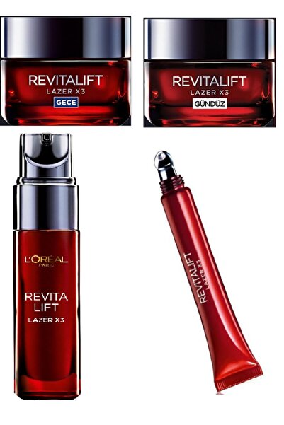L'Oreal Paris Revitalift Set Gündüz&gece&göz&serum 4lü Paket