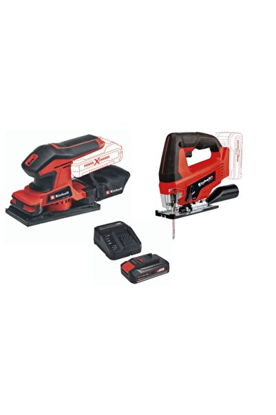 Einhell Tc-os 18/187 Akülü Zımpara Tc-js 18 Li Akülü Dekupaj 2.5ah Starter Kit Set