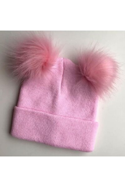 DHN Pompom Knitwear Baby Kids Beanie